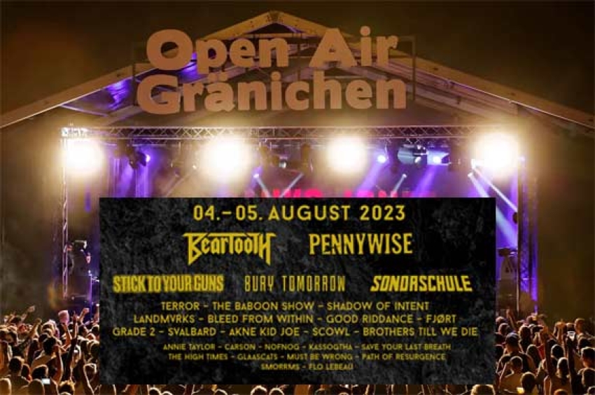 Open Air Gränichen 2023 (Beartooth, Terror, Bury Tomorrow & Stick To Your Guns)