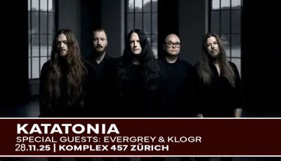 Gewinnt 2x2 Eintritte für KATATONIA und EVERGEY in Zürich!