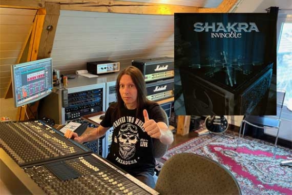 Studio-Report: Zu Besuch bei SHAKRA im Studio, um das neue Album «Invincible» anzuhören