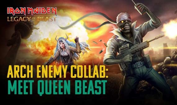 «IRON MAIDEN: Legacy Of The Beast» tut sich mit ARCH ENEMY für das neueste In-Game-Event «Atomic Sunset» zusammen