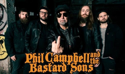 PHIL CAMPBELL AND THE BASTARD SONS teilen neues Live-Video zu «Bite My Tongue» aus  Live-Album «Live In The North»