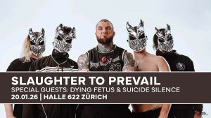 Holt euch 2x2 Eintritte für SLAUGHTER TO PREVAIL in Zürich!