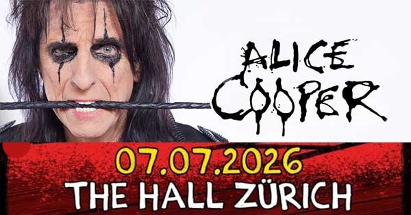 Wie wäre es, 2x2 Eintritte für ALICE COOPER in Zürich zu gewinnen?