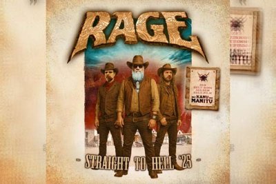 RAGE zurück mit «Straight To Hell &#039;25» im neuen Bully Herbig Film «Das Kanu des Manitu». Neues Album wird für September &#039;25 erwartet