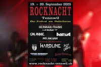 Rocknacht Tennwil – Hardline, Herman Frank Legacy, Black Oak Country, The Order...