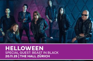 Schnappt euch 2x2 Tickets für HELLOWEEN in Zürich!
