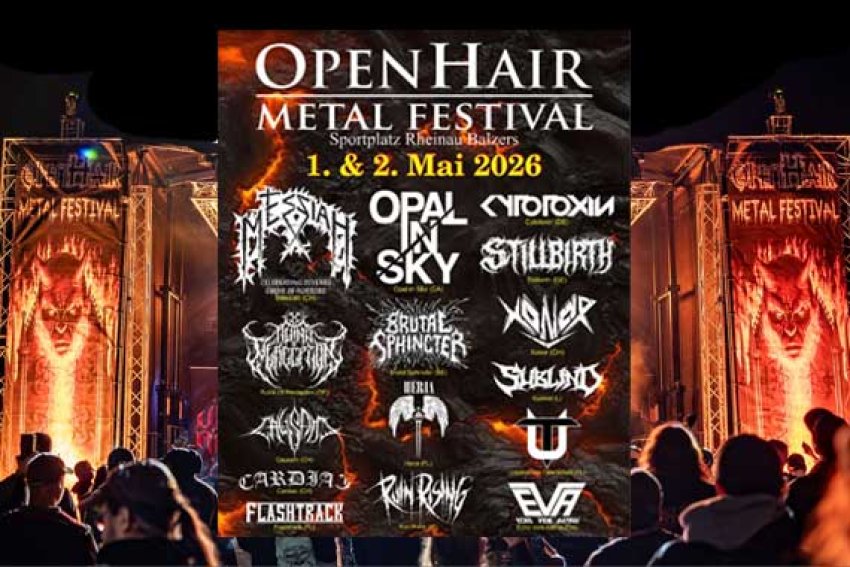OpenHair Metal Festival 2026 in Balzers (FL)