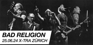 Holt Euch 2x2 Eintritte für die ausverkauft Show von BAD RELIGION in Zürich!