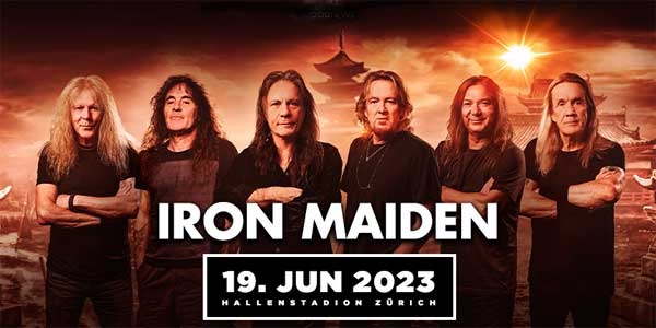 Schnappt Euch 2x2 Tickets für IRON MAIDEN in Zürich!